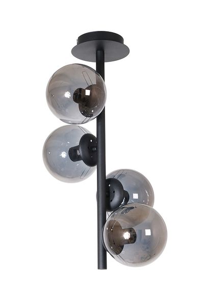 Fer Avize Ivy Special Design Modern Sports Color Colored Globe Glass 4-Piece Chandelier