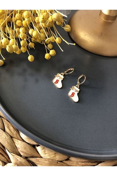 Stoneday Christmas New Year Christmas Concept Christmas Socks Earrings