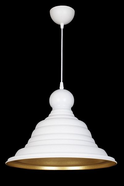Fer Avize Egyptian Modern Design White Interior Gold Color Metal Cafe - Kitchen Single Chandelier