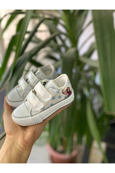 STARYOU STORE Frozen Velcro Worked Children's Sneakers - Orthopedic Transparent Sole