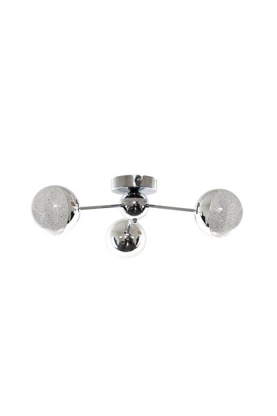 Fer Avize Rima Plofonyer Modern Retro Chrome Color Living Room - Kitchen - Bedroom 3 Led Chandelier