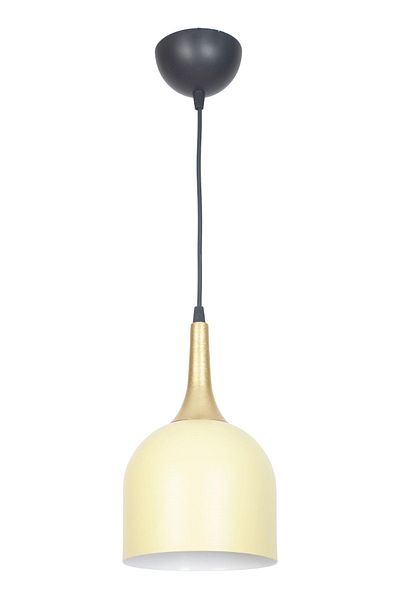 Fer Avize Reına Modern Design Metal Head Cream Color Pendant Lamp Cafe - Kitchen Single Chandelier