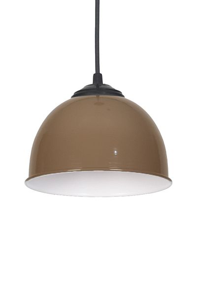 Fer Avize Cute Small Modern Design Bright Brown Color Metal Cafe - Kitchen Single Chandelier