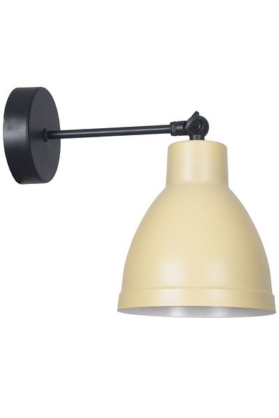Fer Avize Denis Modern Design Adjustable Head Cream Color Single Wall Sconce