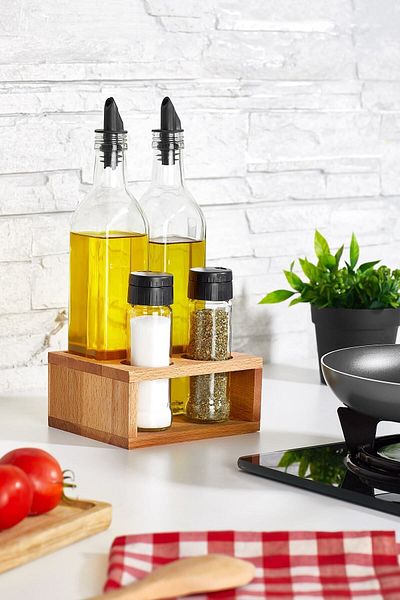 woodsy 2-Piece Oil Vinegar 2-Piece Spice Bowl 500 ml