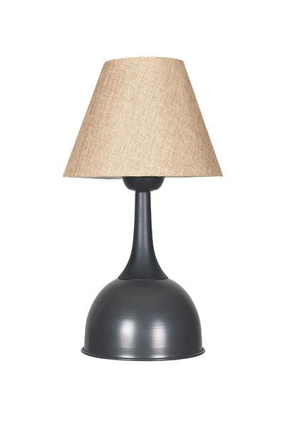 Fer Avize Cute Modern Design Brown Head Black Base Lampshade - Table - Night Lamp