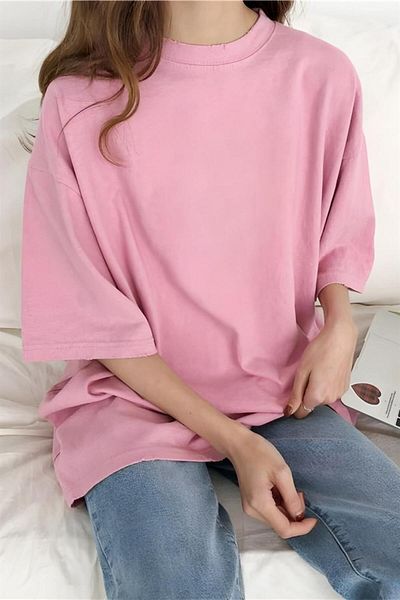 Carpe Μπλουζάκι Pink Basic Oversize