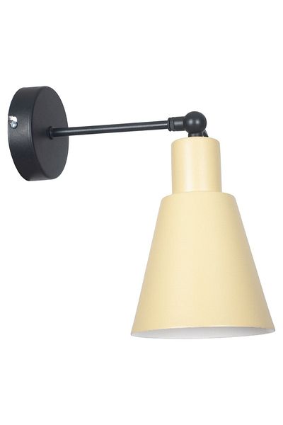 Fer Avize Trend Modern Design Adjustable Head Cream Color Single Sconce