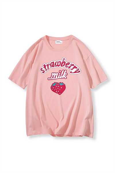 Carpe Μπλουζάκι Strawberry Oversize
