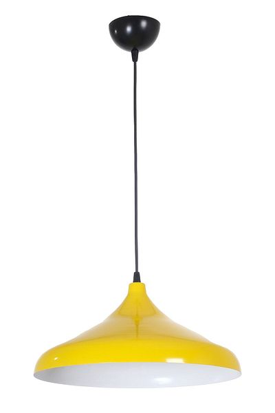 Fer Avize Nil Modern Design Cafe Kitchen Living Room Metal Yellow Color Single Chandelier