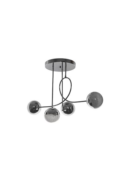 Fer Avize Jade Special Design Chrome Color Living Room - Kitchen - Bedroom 4 Led Chandelier