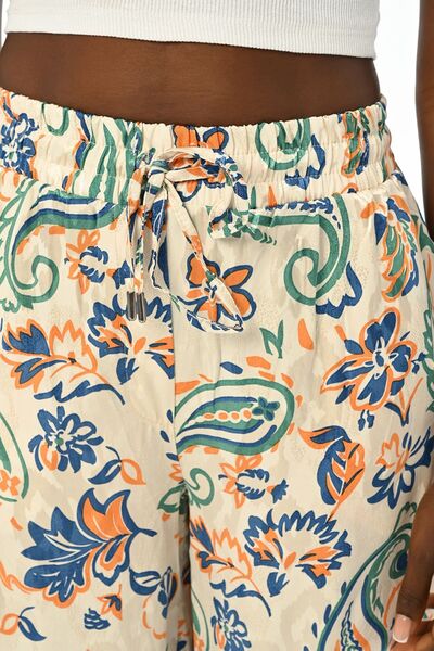 Orfeo Negro Γυναικείο παντελόνι Cozy Fit - Φαρδύ πόδι και ελαστική μέση με σχέδιο