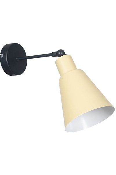 Fer Avize Trend Modern Design Adjustable Head Cream Color Single Sconce