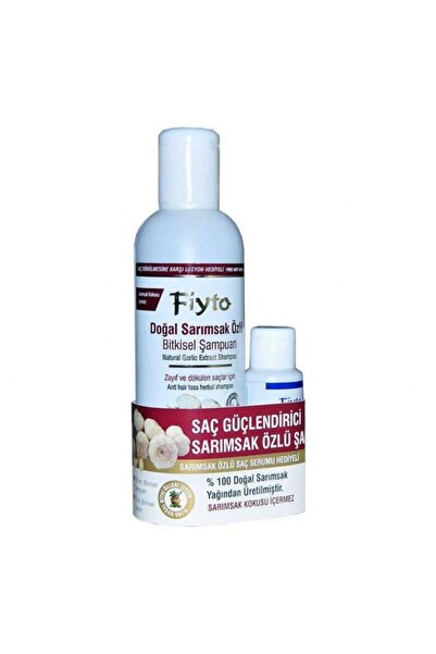 Fiyto 500 مل شامبو عشبي لتقوية الشعر - مستخلص الثوم، مصل الشعر