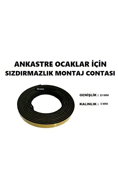 Birben Ankastre Montaj Contası Ankastre Alt Fitil Ocak Koruyucu Conta 3 Metre...