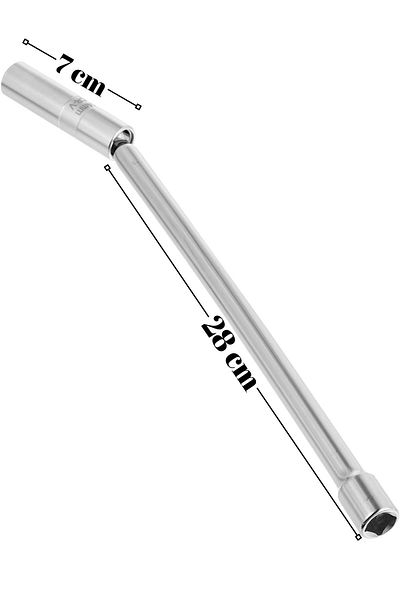 VIKTEC 14 mm Long Articulated Spark Plug Socket 3/8