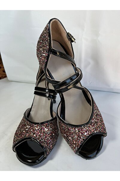 SUNA Tango, Salsa,bacata, Swıng Cazz Kadın Dans Ayakkabısı Kapalı Topuk 8,5 C...