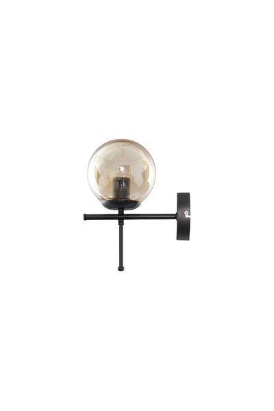 Fer Avize Cello Sconce Modern Design Black Color White Glass Cafe - Kitchen - Bedroom - Hall Wall Sconce