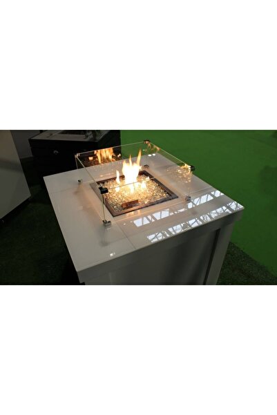 Aygaz Lhotse 817-B GB Dış Mekan Isıtıcı - Cam Boncuklu - Beyaz