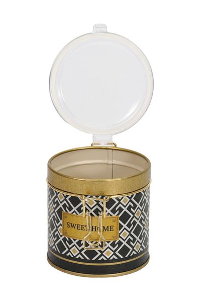 EVLE Ef078-88 Turkish Black_swt Home Patterned Spice Bowl 0.5 Lt