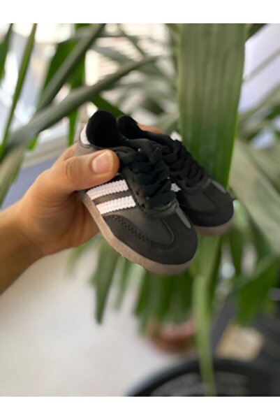 STARYOU STORE Unisex White and Black Leather Sneakers - Children's Sneakers