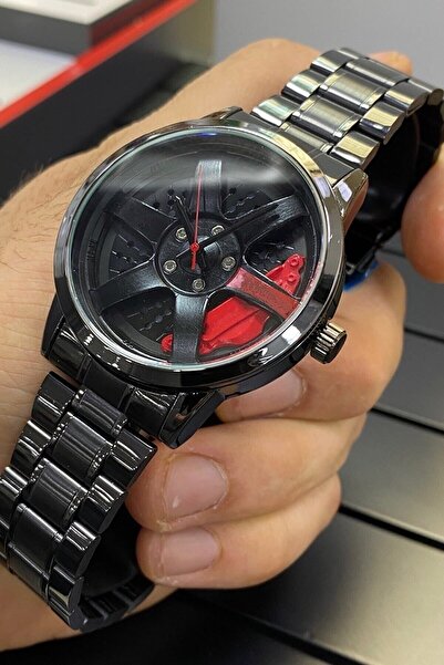 ÇENÇEN Spor Araba Jant Modeli Metal Spor Kol Saati