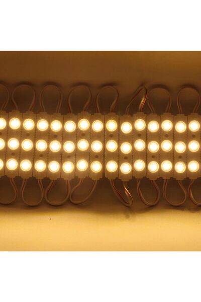ZEMBİL 12v 3 Ledli Parmak Led Modül 1.5w 2835 Smd Mercekli Gün Işığı (2 ADET)