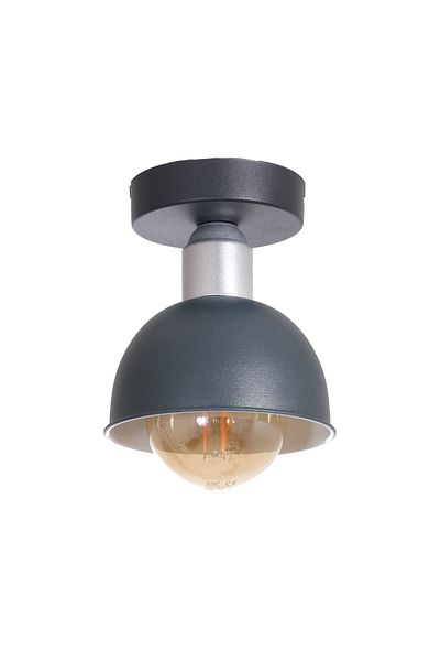 Fer Avize Pancu Plafonier Modern Design Cafe Kitchen Living Room Hall Anthracite Color Single Chandelier
