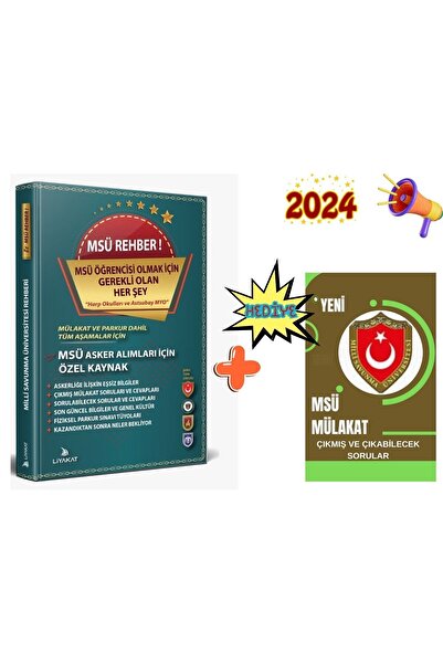 Liyakat Yayınları Msü 2025: Rütbeli Asker Olmak Için Tam Rehber!(MSÜ REHBER)-...