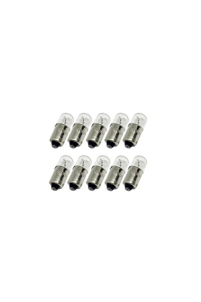Genel Markalar 10 Adet 12V T4W 53 Tip Standart Ampul BA9S