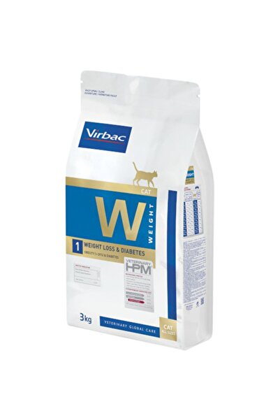Virbac Weight Loss & Diabetes W1 Kedi Maması 3kg