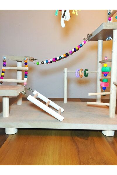 Ciko Kafes Table Top Bird Parrot Fun Playground