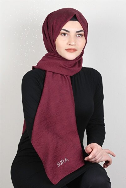 Eşarppark İpekli Lilyum Şal 2559-8 Bordo