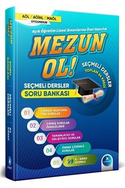 Liyakat Yayınları Mezun Ol Seçmeli Dersler Soru Bankası- Açık Öğretim Lisesi ...