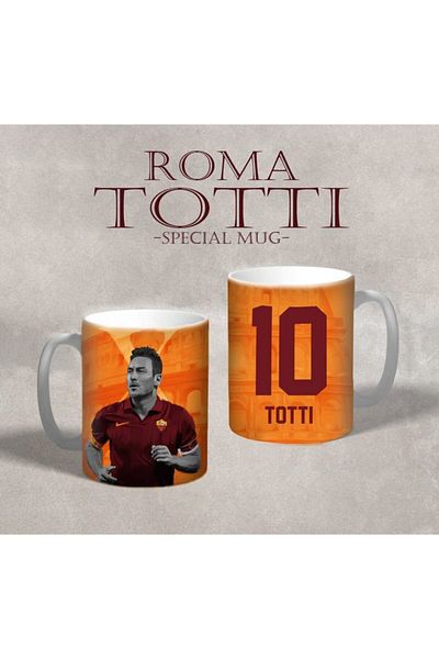 OFFSIDE Totti Digital Drawing - Football Special Design Trophy Cup