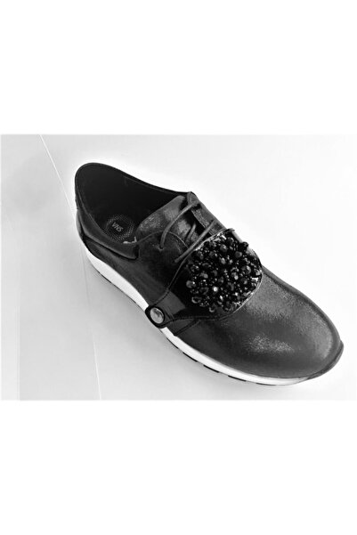 Venüs 27907y Siyah Taşlı Kadın Ayakkabı