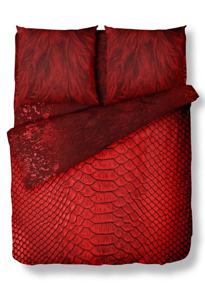 Helen George Wow Red Double Duvet Cover Set