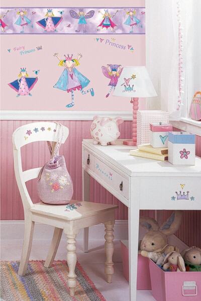 YORK Roommates Rmk1014bcs Prensesli Bordür Duvar Sticker