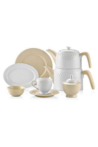 Schafer Haben Breakfast Set 32 Pieces Yellow