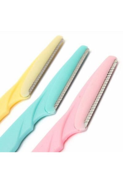 Genel Markalar Profesyonel Kaş Usturası Kaş Jileti Kaş Şekillendirici 3'lü Set