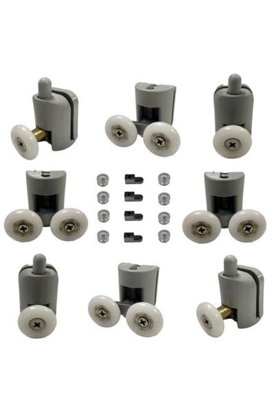 EYM Duşakabin Tekerleği 8 Li Set Teker Çapı 24 mm