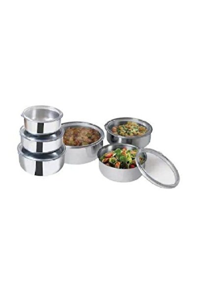 Çağrı حاوية تخزين من الفولاذ المقاوم للصدأ مكونة من 3 قطع مكونة من 6 قطع