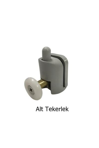 EYM Duşakabin Tekerleği Tekeri Rulman Cam Kabinler Için Alt Teker Gri Teker Çapı 22 mm