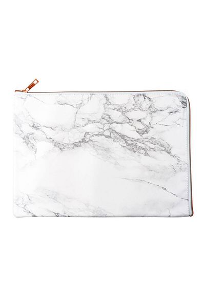 pape Portfolio File A4 White Marble Pm18431