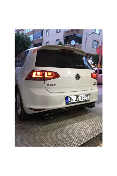 LS2 Golf 7 Arka Tampon Eki Parlak Siyah Difizör