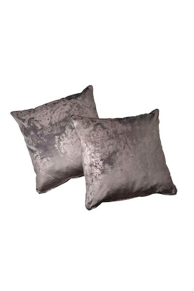 makiteks غطاء وسادة مخملي فاخر من Epengle قطعتين 42x42 سم موديل 38
