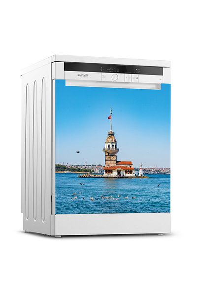 Tilki Dünyası Autocolant pentru ușa mașinii de spălat vase 0245