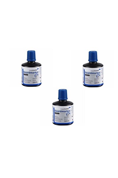 Legamaster Tahta Kalem Mürekkebi 100 ml 3 Lü Set Mavi
