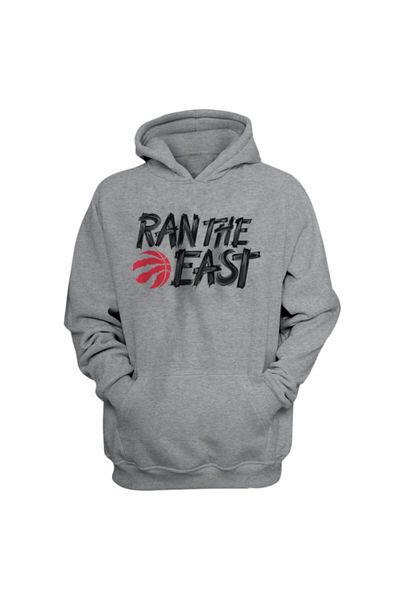 usateamfans Мъжки сив суитшърт с качулка Ran The East