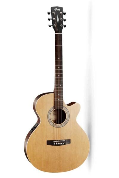 CORT Elektro Akustik Gitar, Tekli Cutaway, Ince Kasa, O